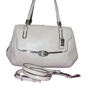 COACH 2013 Madison Madeline East West Crossbody Pale Blush Pink Leather Satchel
